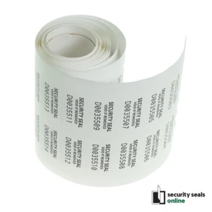 Clear 40mm x 20mm Tamper Evident Security Seal VOID Labels Stickers - Picture 1 of 9