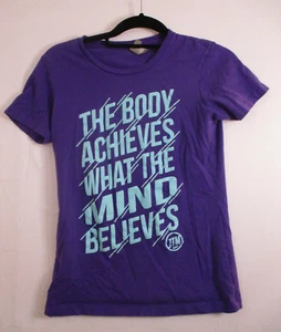Next Level Fitness Medium Crew Neck Short Sleeve Motivational Tee T-Shirt  - Picture 1 of 10