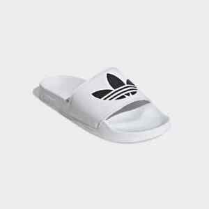 Adidas Originals Shoes Adilette Lite Slides White/Black/White Slip On Sandals