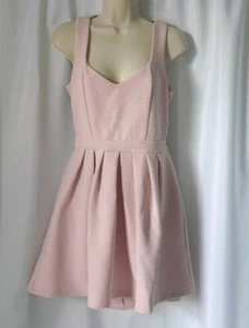Pink Cute Flare Dress, Size Large - Picture 1 of 6