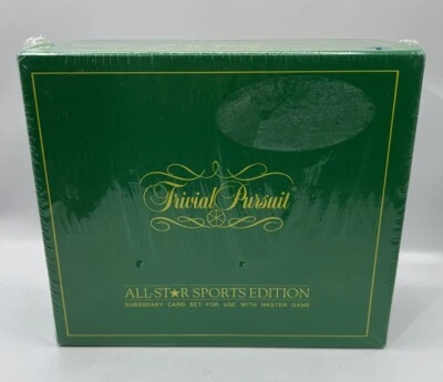Trivial Pursuit ALL STAR SPORTS Edition Subsidiary Card Set FACTORY SEALED - Image 1 of 4