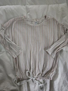 Eberjey Gisele Modal Slouchy PJ Pajama Top Shirt Long Sleeve Girls Sz 8 - Picture 1 of 8