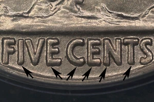 ANACS AU58 1913 Type 2 Buffalo Nickel  **Doubled Die Reverse FS-1801** - Picture 1 of 4