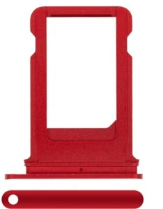 For iPhone 8 Plus Sim Card Holder Tray Replacement Compatible Waterproof ( RED ) - Picture 1 of 2