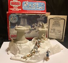 Vintage Star Wars  figures Hoth Turret Defense w box & instructions micro