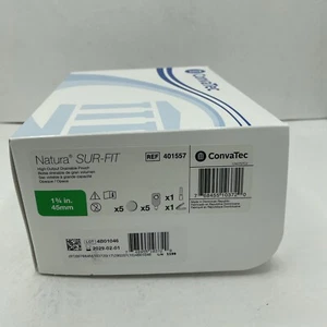Convatec 401557 Natura 5 Drainable Pouch Systems 1-3/4" Flange Expires 2029 - Picture 1 of 5