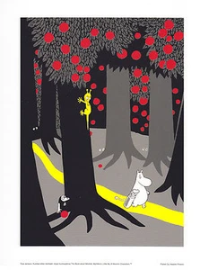 Póster Moomin Forest Path Tove Jansson 24 x 30 cm - Imagen 1 de 1