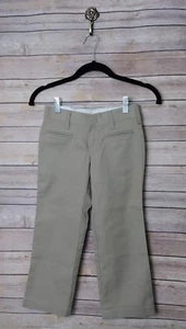 NWT A+ Girl's School Uniform Khaki Beige Tan Pants Size 4 6 - Picture 1 of 4