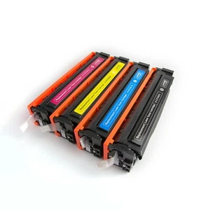 4 Pack Compatible Toner Cartridge 202X CF500X(BK) CF501X(C) CF502X(Y) CF503X(M) - Picture 1 of 1