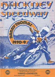 Programas Speedway vintage - Hawkes vs Swindon agosto 1979 - Imagen 1 de 1