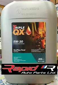Triple QX 5w30 Fully Synthetic Engine Oil (20 Litre) - Picture 1 of 1