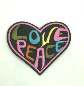  Parche de hierro HEART LOVE PEACE  - Imagen 1 de 1