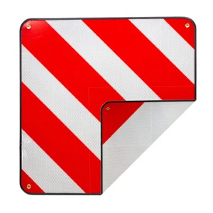 Warntafel Warnschild Spanien und Italien 2 in1 rot-weiß Alu Warnschild 50x50cm - Bild 1 von 4