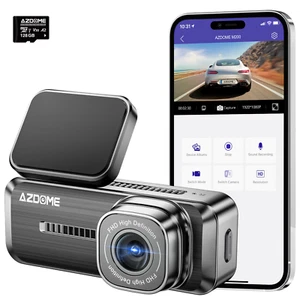 AZDOME 1080P Dash Cam WiFi Night Vision 24H Parking Mode G-Sensor 128GB SD Card - Picture 1 of 12