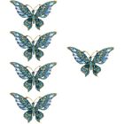 5 Pcs Butterfly Brooch Christmas Present Gifts Hat