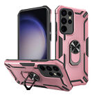 Heavy Duty Armor Ring Stand Case For Samsung Galaxy S22 S23 Ultra Plus A53 A54