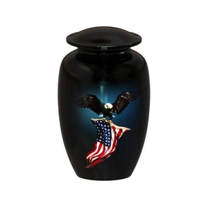 American Flag Eagle Cremation Urns for Human Ashes Adult Male & Female, Patri... - Picture 1 of 7