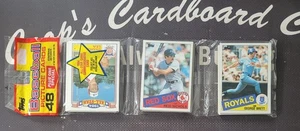 Paquete de rack sellado de béisbol Topps 1985 George Brett parte superior delantera - Imagen 1 de 2