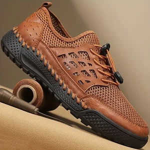 Atmungsaktive Mesh Trail Running Sneaker, leichte Sneaker mit Gummisohle - Bild 1 von 8