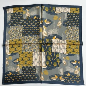 100% Pure Silk Multicolour Small Silk Scarf - Picture 1 of 6