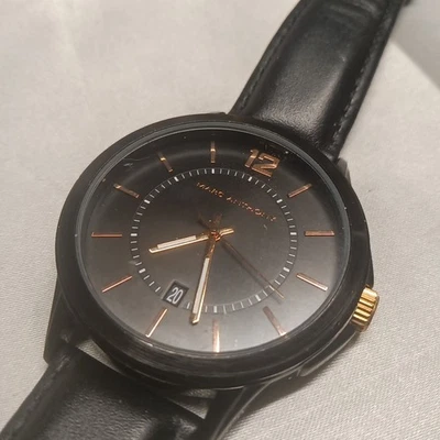 Marc Anthony FMDMA200 Men's Black Stainless Steel Analog Dial Quartz Watch  - Image 1 of 4