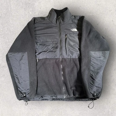 Vintage 90s The North Face Denali Full Zip Fleece Jacket Mens Size XL Black - Image 1 of 4