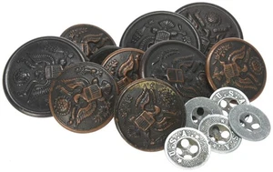 Odds & Ends WWI Button Lot - Picture 1 of 6