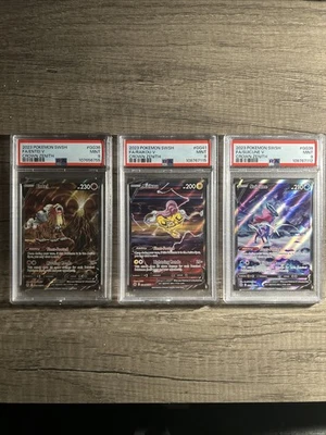 PSA 9 Entei Suicune Raikou V conjunto VSTAR Universe SAR s12a Pokemon - Imagem 1 de 2