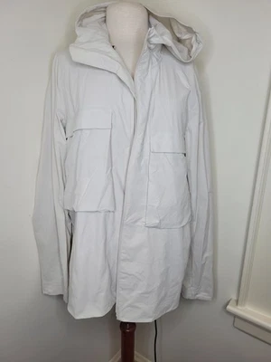 Lululemon Mens stretch cargo jacket XL Lightweight Hooded White - Image 1 of 4