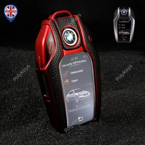 Key Fob Case Cover For BMW 5 6 7 8 Series G11 G12 G30 G31 G32 i8 X3 X4 X5 X6 X7  - Picture 1 of 9