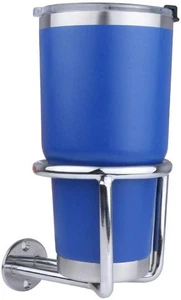 Stainless Steel Ring Cup Drink Holder Polished for Boat Marine Yacht Truck RV [ - Picture 1 of 9