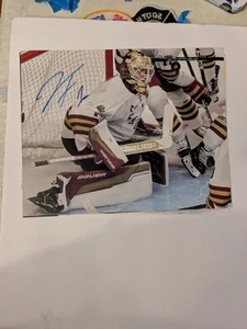 JACOB FOWLER Signed 8x10 Photo Auto Autographed BC EAGLES USA MONTREAL CANADIENS - Picture 1 of 1