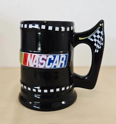Taza grande de cerámica NASCAR cerveza Stein Sherwood Brands 2005 carreras de autos coleccionable Foto 1 de 4