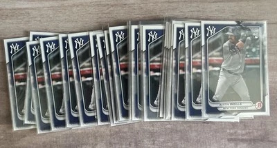 Austin Wells Bowman 2024 Yankees Catcher Rookie (30) Lot - Image 1 of 4