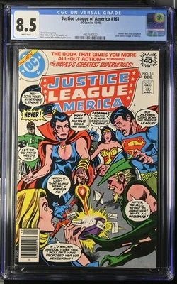 Justice League of America #161 CGC 8.5 DC 1978 Gerry Conway Zatanna New Costume - Image 1 of 2
