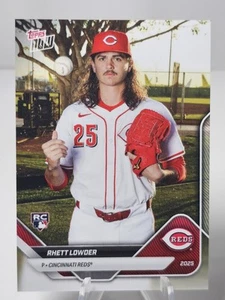 2025 Topps NOW Rhett Lowder RC #OD-218 Road To Opening Day Cincinnati Reds - Picture 1 of 2