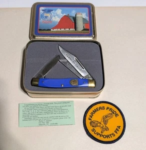RARE NEW VINTAGE SCHRADE FF80T 3 BLADE FFA FARMERS PRIDE KNIFE - Picture 1 of 5