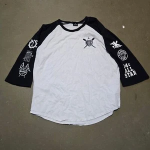 Vintage Jordan Brand Derek Jeter 3/4 Sleeve Legacy Baseball Shirt Men's Size XXL - Picture 1 of 7