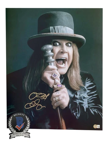 OZZY OSBOURNE SIGNED AUTOGRAPH 16X20 PHOTO BECKETT BAS PRINCE OF DARKNESS 36 Cover