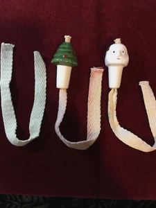 Weihnachtsmann & Weihnachtsbaum Winelight Öllampe - 2er Set - Tolle Strumpf Stuffers! - Bild 1 von 1