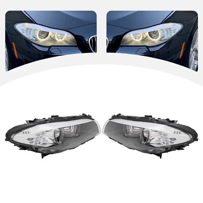 Headlight For 2011-2013 BMW 5-Series 528i xDrive/535i/550i Left & Right Side Foto 1 de 4