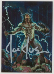 Joe Jusko FIRMATO 1994 Conan All Chromium Art Trading Card Savage Sword 138 copertina - Foto 1 di 2