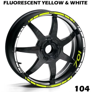 HUSQVARNA 701 Felgenrand Streifen Klebeband Aufkleber Komplettes Fahrrad Kit - Bild 1 von 12