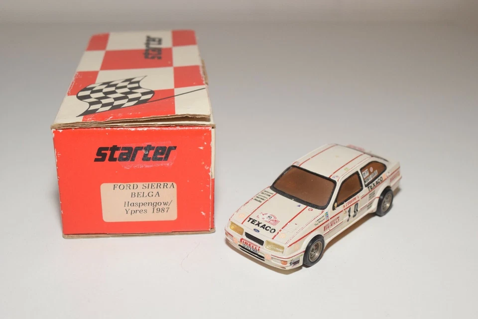 A26 1:43 STARTER FORD SIERRA RALLY MONTE CARLO RALLY WHITE EXCELLENT BOXED - Image 1 of 4