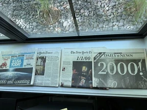 12/31/99 & 1/1/00 - 4 Total Newspapers - NY Times X2 - USA Today  - Daily news - Picture 1 of 5