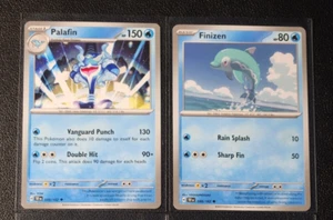 Palafin 049/162 & Finizen 048/162 Pokemon card SV Temporal Forces NM - Picture 1 of 1