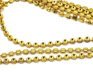 Catena coppa vuota - catena strass vuota SS5-SS9 (impostazione 1,7-2,5 mm) ottone grezzo Z108 - Foto 1 di 3
