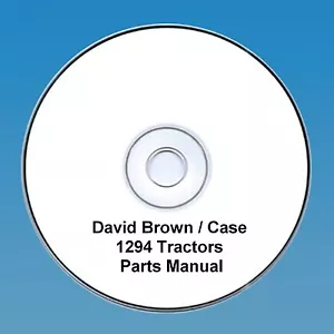 David Brown / Case 1294 Tractors Parts Manual PDF CD - Picture 1 of 3