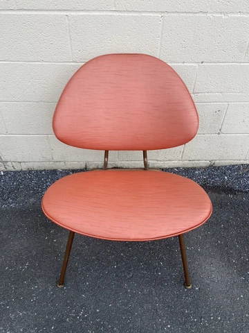 Original MCM Maurizio Tempestini Homecrest Clam Shell Chair Orange Slice Lounger Cover
