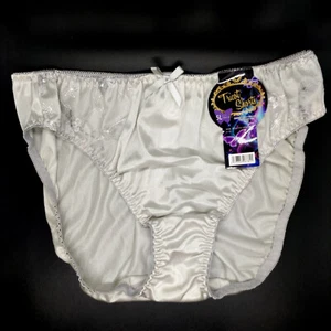 US SIZE 2XL SHINY NYLON TRICOT PANTIES from Japan - Picture 1 of 4